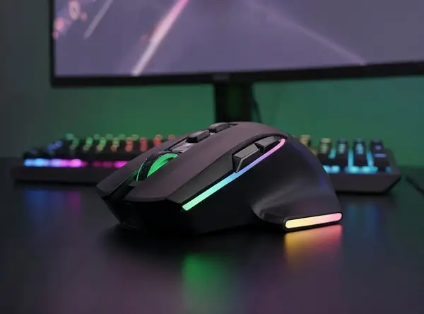 Mars Gaming MMWVECTOR kompiuterio pelė Žaidimams Dešinės rankos RF Wireless + Bluetooth + USB Type-A Optinis 12000 DPI – 9