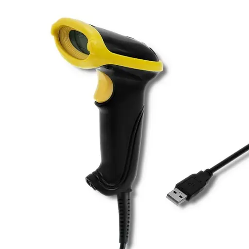 QOLTEC 50867 Barcode scanner 1D 2D USB Black