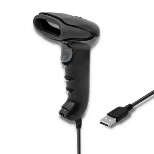 QOLTEC 50868 Barcode scanner 1D 2D Black
