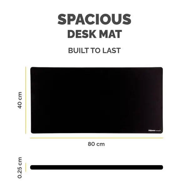 DESK MAT BREYTA/BLACK 100139320 FELLOWES – 2