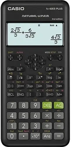 Casio FX-82ES PLUS-2 skaičiuotuvas Kišenė Mokslinis skaičiuotuvas Juoda