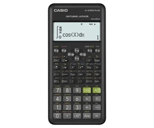 Casio FX-570ESPLUS-2 skaičiuotuvas Desktopas Mokslinis skaičiuotuvas Juoda