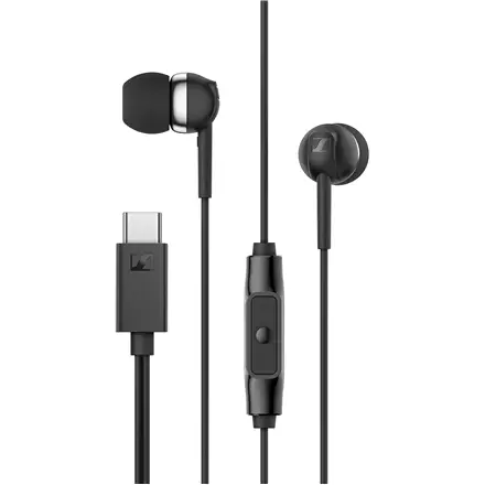 Sennheiser CX 80U Wired In-ear Headphones with Microphone - Black – 3