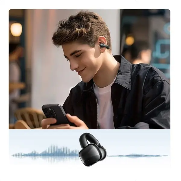 Ugreen 45785 Ausinės be mikrofono ir ausinės su mikrofonu True Wireless Stereo (TWS) Ausinės su kabliukais, „Open-ear“ Skambučiai / muzika / sportas / kasdienis Bluetooth – 2