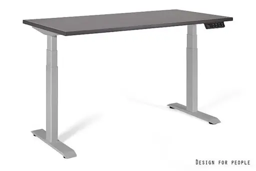 UNIQUE ACTIVE I Elektrinis stalas 140x70 cm Antracitas