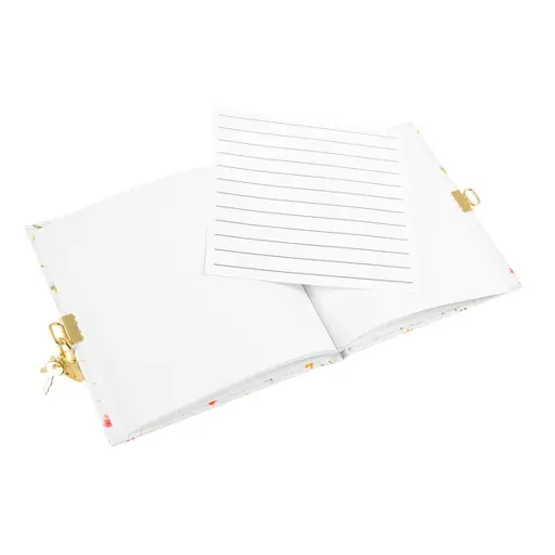 Užrašų knygutė GOLDBUCH 44489 Summer day white su spynele
