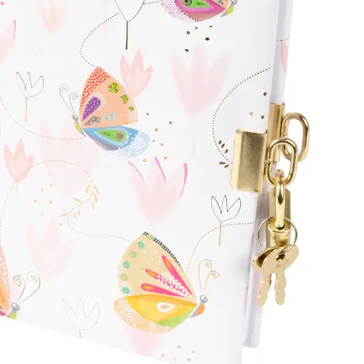 Užrašų knygutė GOLDBUCH 44589 Mariposa su spynele