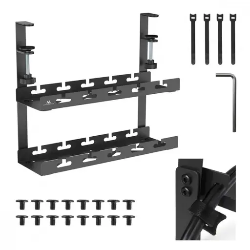 Under desk cable organizer, MC-104 B