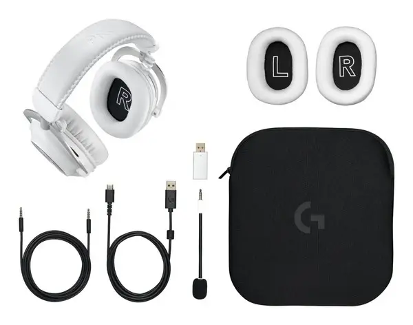 LOGITECH PRO X 2 LIGHTSPEED Wireless Gaming Headset WHITE – 9