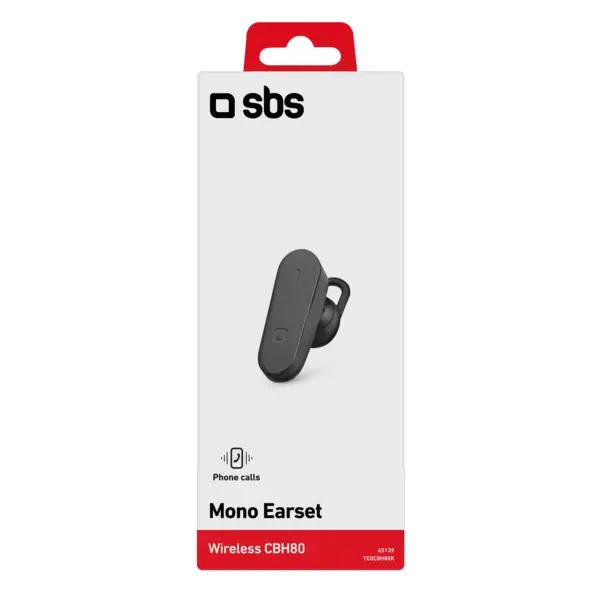 Mono Bluetooth V 4.2 headset with headband BH80 by SBS Black – 2