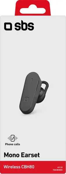 Mono Bluetooth V 4.2 headset with headband BH80 by SBS Black – 7