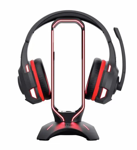 Trust GXT 265 Cintar ausinių stovas su RGB apšvietimu ir 2 USB jungtimis – 8