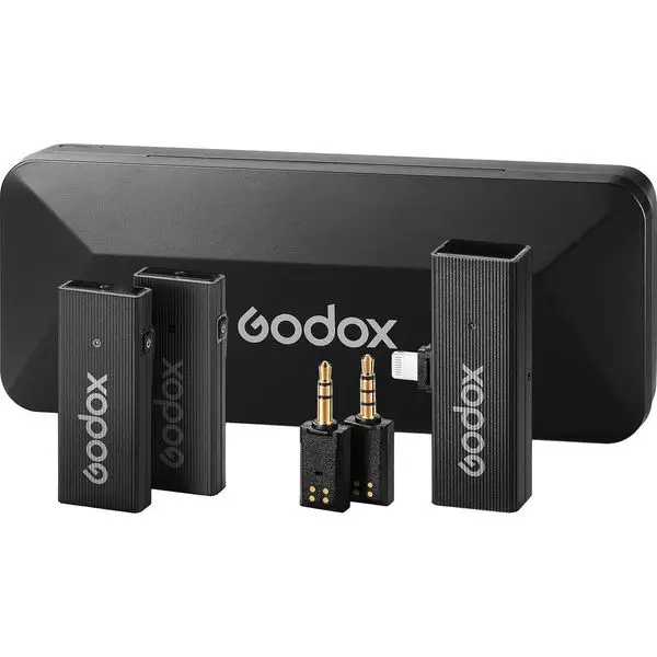 Garso įranga - Godox MoveLink Mini LT Kit 2 Wireless System, Dual-Channel, Black – 3