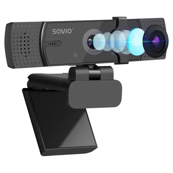 Savio CAK-05 internetinė kamera 3,7 MP 2560 x 1440 pikseliai USB Juoda – 4