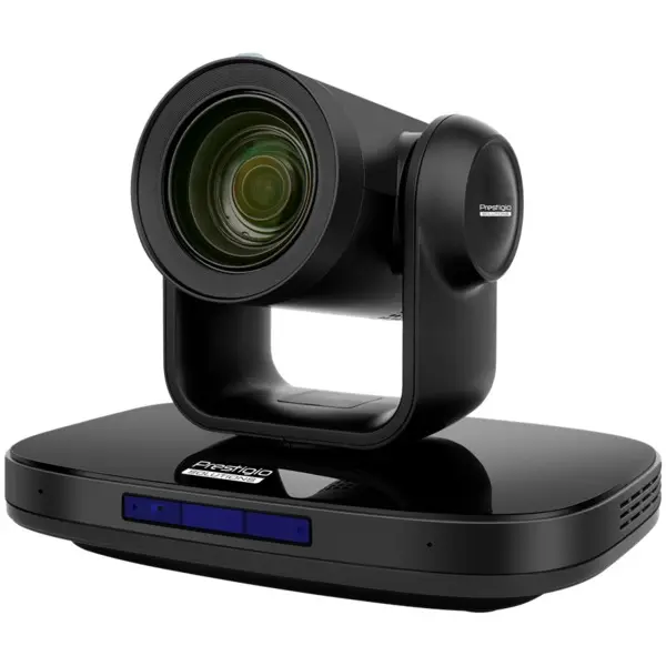 Prestigio Solutions Video Conferencing 4K PTZ Camera Alpha: 4K UHD, 8.4MP, PTZ, AI, No mic, PoE, Connection via HDMI 2.0, USB 3.0, RJ45 or 3G-SDI – 2