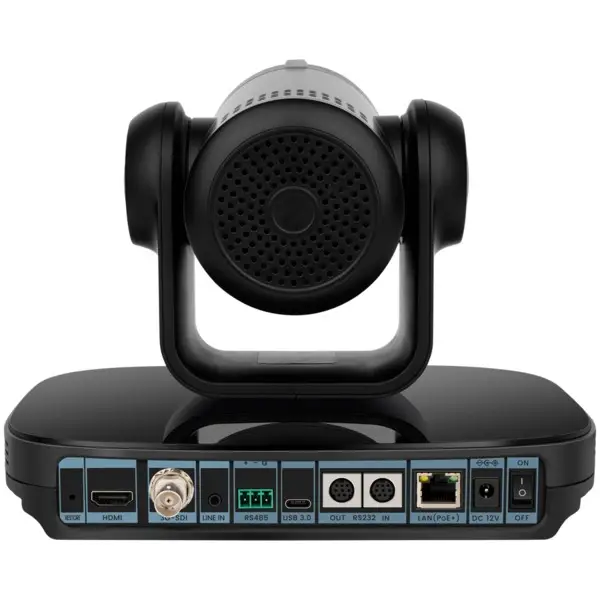 Prestigio Solutions Video Conferencing 4K PTZ Camera Alpha: 4K UHD, 8.4MP, PTZ, AI, No mic, PoE, Connection via HDMI 2.0, USB 3.0, RJ45 or 3G-SDI – 3