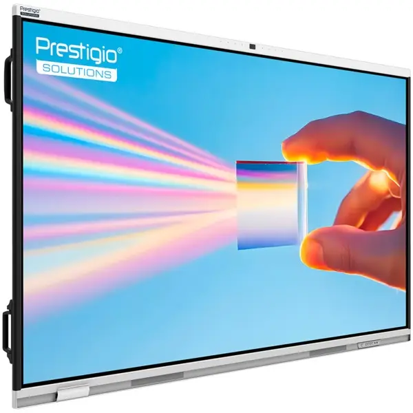 PRESTIGIO SOLUTIONS Multiboard 65'' Prism, Android 14, Google EDLA, AI Camera, 8/128GB, 50TP – 3