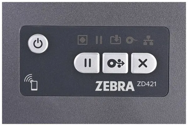 Zebra ZD421D etikečių spausdintuvas Tiesioginis terminis 300 x 300 DPI 102 mm/sec Vielinis ir Bevielis Ethernet LAN jungtis Bluetooth – 4