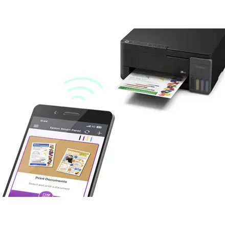 Epson EcoTank L3350 daugiafunkcis A4 spausdintuvas su „Wi-Fi“, „AirPrint“ ir rašalo talpykla, kurioje rašalo yra tiek, kad pakaks iki 3 metų – 8