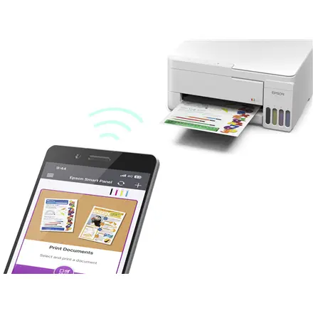 Epson EcoTank L3356 daugiafunkcis A4 spausdintuvas su „Wi-Fi“, „AirPrint“ ir rašalo talpykla, kurioje rašalo yra tiek, kad pakaks iki 3 metų – 5