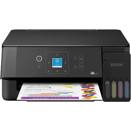 Epson EcoTank L3361 daugiafunkcis A4 spausdintuvas su „Wi-Fi“, „AirPrint“, LCD ekranu ir rašalo talpykla, kurioje rašalo yra tiek, kad pakaks iki 3 metų – 9