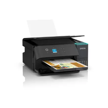 Epson EcoTank L4360 daugiafunkcis A4 spausdintuvas su „Wi-Fi“, skenavimo, kopijavimo, dvipusio spausdinimo funkcijomis ir „AirPrint“ rašalo talpykla, kurioje rašalo yra tiek, kad pakaks iki 3 metų – 2