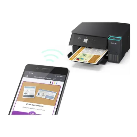 Epson EcoTank L4360 daugiafunkcis A4 spausdintuvas su „Wi-Fi“, skenavimo, kopijavimo, dvipusio spausdinimo funkcijomis ir „AirPrint“ rašalo talpykla, kurioje rašalo yra tiek, kad pakaks iki 3 metų – 4