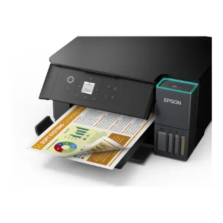 Epson EcoTank L4360 daugiafunkcis A4 spausdintuvas su „Wi-Fi“, skenavimo, kopijavimo, dvipusio spausdinimo funkcijomis ir „AirPrint“ rašalo talpykla, kurioje rašalo yra tiek, kad pakaks iki 3 metų – 5