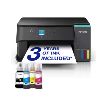 Epson EcoTank L4360 daugiafunkcis A4 spausdintuvas su „Wi-Fi“, skenavimo, kopijavimo, dvipusio spausdinimo funkcijomis ir „AirPrint“ rašalo talpykla, kurioje rašalo yra tiek, kad pakaks iki 3 metų – 10