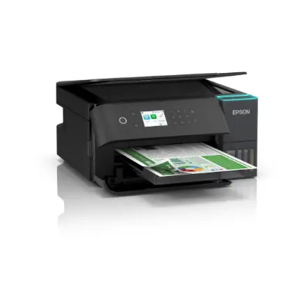 Epson EcoTank L6360 A4 daugiafunkcis spausdintuvas su „Wi-Fi“, skenavimo, kopijavimo, dvipusio spausdinimo funkcijomis ir „AirPrint“ rašalo talpykla, kurioje rašalo yra tiek, kad pakaks iki 3 metų – 3