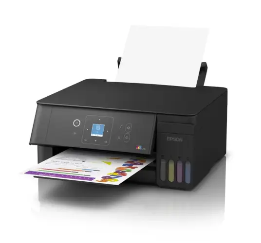 Epson EcoTank L3362 daugiafunkcis A4 spausdintuvas su „Wi-Fi“, „AirPrint“, LCD ekranu ir rašalo talpykla, kurioje rašalo yra tiek, kad pakaks iki 3 metų – 4