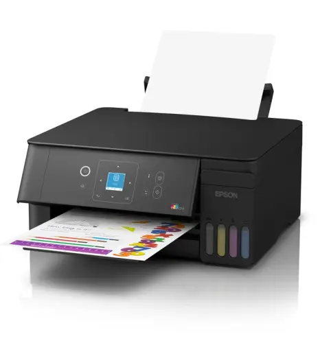 Epson EcoTank L3361 daugiafunkcis A4 spausdintuvas su „Wi-Fi“, „AirPrint“, LCD ekranu ir rašalo talpykla, kurioje rašalo yra tiek, kad pakaks iki 3 metų – 3