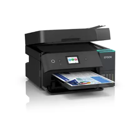 Epson EcoTank L6390 daugiafunkcis A4 spausdintuvas su „Wi-Fi“, ADT, dvipusio spausdinimo, skenavimo, kopijavimo, faksų siuntimo funkcijomis ir „AirPrint“ rašalo talpykla, kurios rašalo pakaks iki 3 metų – 5