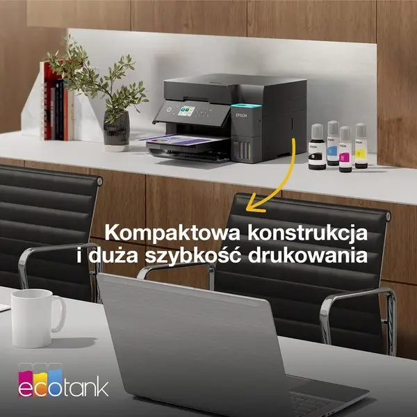 Epson EcoTank L6370 daugiafunkcis A4 spausdintuvas su „Wi-Fi“, ADT, dvipusio spausdinimo, skenavimo, kopijavimo funkcijomis ir „AirPrint“ rašalo talpykla, kurioje rašalo yra tiek, kad pakaks iki 3 metų – 9