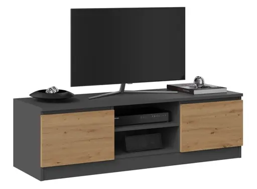 Topeshop RTV 120 ANTR/ARTIS TV stovas / baldas garso ir vaizdo aparatūrai 2 spintos