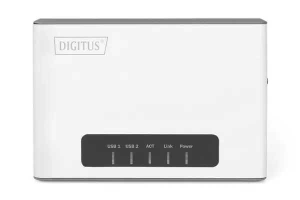 DIGITUS 2-Port USB 2.0 Wireless Multifunction Network Server 300 Mbps – 7
