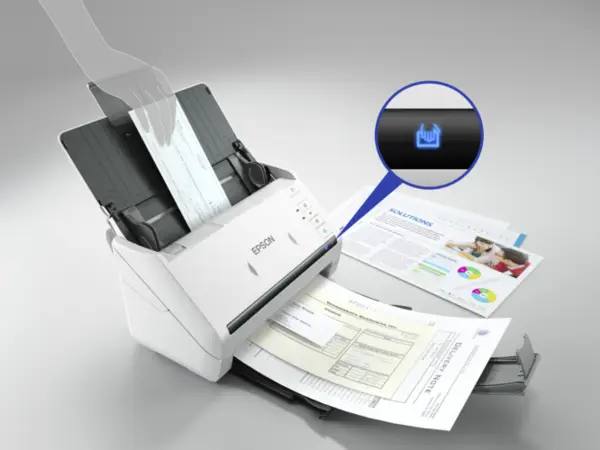 Epson WorkForce DS-770II išmanus kompaktiškas lapų skaitytuvas su inovatyviomis išmaniosiomis funkcijomis, užtikrinančiomis spartų ir efektyvų daugybės dokumentų nuskaitymą – 6