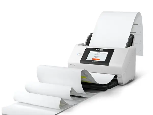 Epson WorkForce DS-790WN didelės spartos aukštos kokybės tinklo skaitytuvas su atskiromis funkcijomis, užtikrinančiomis efektyvų dokumentų skaitmeninimą ir paruošimą aplinkoje, kurioje yra keli vartotojai – 4