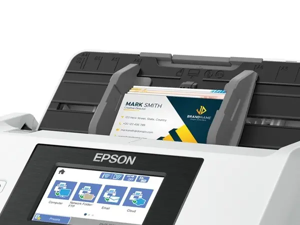 Epson WorkForce DS-790WN didelės spartos aukštos kokybės tinklo skaitytuvas su atskiromis funkcijomis, užtikrinančiomis efektyvų dokumentų skaitmeninimą ir paruošimą aplinkoje, kurioje yra keli vartotojai – 5