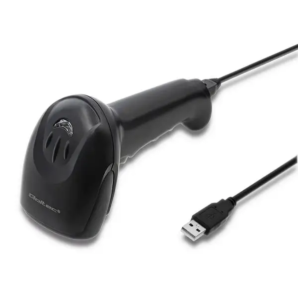 QOLTEC 50866 Barcode scanner 1D CCD USB Black – 2