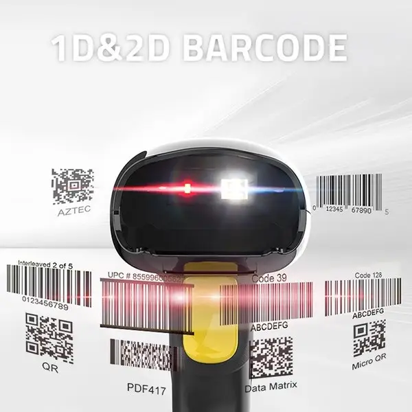 QOLTEC 50856 Wireless 1D/2D barcode scanner / 2.4GHz – 7