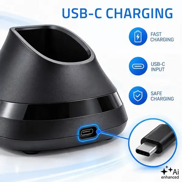 Wireless barcode scanner 1D 2D scanner stand USB – 4