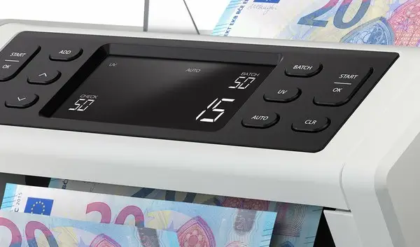 Safescan 2250 Banknotų skaičiavimo mašina Balta – 2