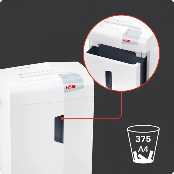 Dokumentų smulkintuvas HSM shredstar X15, 30 l, 4x37 mm – 7
