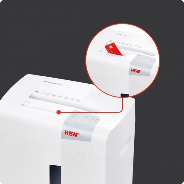 Dokumentų smulkintuvas HSM shredstar X15, 30 l, 4x37 mm – 9