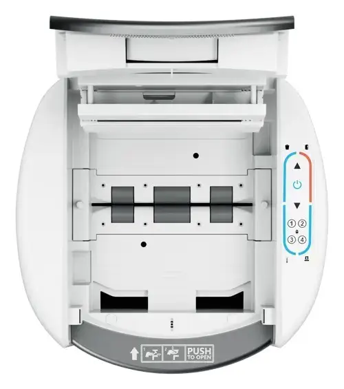 Popieriaus smulkintuvas Leitz 80420000 IQ Optimax AutoFeed 300, P4, 300 lapų, 25 l šiukšliadėžė – 10