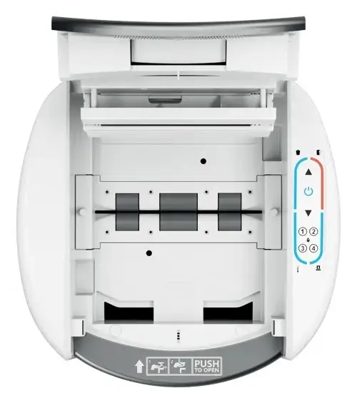 Popieriaus smulkintuvas Leitz 80410000 IQ Optimax AutoFeed 300, P5, 300 lapų, 25 l talpos šiukšliadėžė – 9
