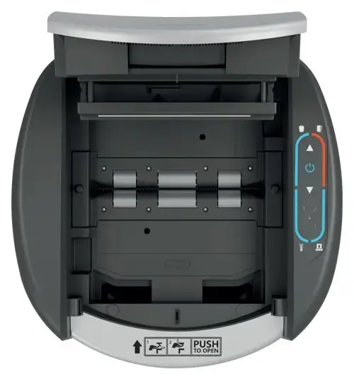 Dokumentų smulkintuvas Rexel ShredMax AutoFeed+ 300X, P4, 300 lapų, 25 l talpos šiukšliadėžė – 7