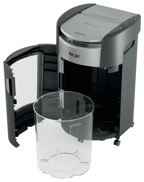 Dokumentų smulkintuvas Rexel ShredMax AutoFeed+ 300M, P5, 300 lapų, 25 l talpos šiukšliadėžė – 3