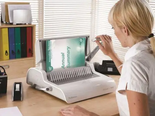 FELLOWES PERFORIOR PULSAR+ Manual bending machine 20 sheets included starting bending kit 10 sheets – 6